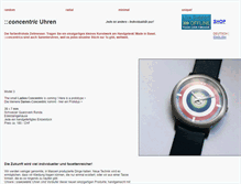 Tablet Screenshot of concentric-watch.com